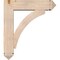 Ekena Millwork Thorton Arts and Crafts Smooth Bracket w/ Offset Brace, Douglas Fir, 7 1/2"W x 30"D x 34"H BKT0806X30X34THR03SDF - alternate 2